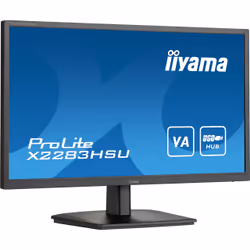 iiyama ProLite X2283HSU-B1 computer monitor 54.6 cm (21.5") 1920 x 1080 pixels Full HD LCD Black