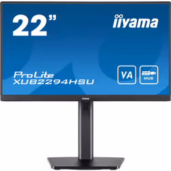 iiyama ProLite XUB2294HSU-B2, 54.6 cm (21.5"), 1920 x 1080 pixels, Full HD, LCD, 1 ms, Black