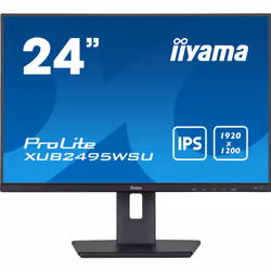iiyama ProLite XUB2495WSU-B5, 61.2 cm (24.1"), 1920 x 1200 pixels, WUXGA, LCD, 5 ms, Black