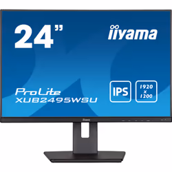 iiyama ProLite XUB2495WSU-B5 computer monitor 61.2 cm (24.1") 1920 x 1200 pixels WUXGA LCD Black