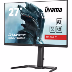 iiyama G-MASTER GB2770QSU-B5, 68.6 cm (27"), 2560 x 1440 pixels, Wide Quad HD, LED, 0.5 ms, Black