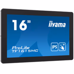 iiyama ProLite TF1615MC-B1 computer monitor 39.6 cm (15.6") 1920 x 1080 pixels Full HD Touchscreen Black - Additional view 7