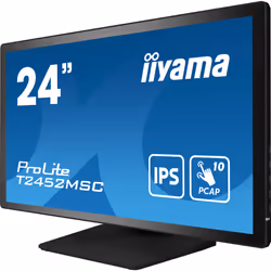 iiyama ProLite T2452MSC-B1 computer monitor 60.5 cm (23.8") 1920 x 1080 pixels Full HD LCD Touchscreen Multi-user Black - Additional view 4