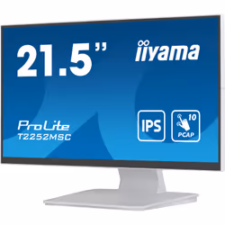iiyama ProLite T2252MSC-W2 computer monitor 54.6 cm (21.5") 1920 x 1080 pixels Full HD LCD Touchscreen Table White - Additional view 5