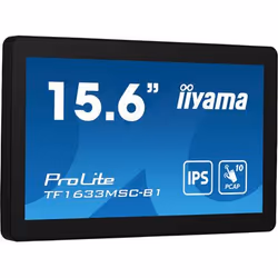 iiyama ProLite TF1633MSC-B1 computer monitor 39.6 cm (15.6") 1920 x 1080 pixels Full HD Touchscreen Black - Additional view 4