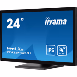 iiyama ProLite T2438MSC-B1 computer monitor 60.5 cm (23.8") 1920 x 1080 pixels Full HD LED Touchscreen Black - Additional view 5