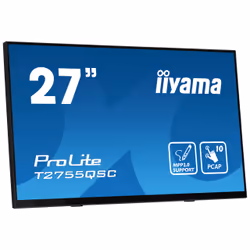 iiyama ProLite T2755QSC-B1 computer monitor 68.6 cm (27") 2560 x 1440 pixels Full HD LCD Touchscreen Black - Additional view 5