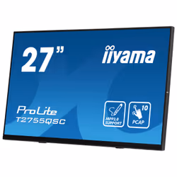 iiyama ProLite T2755QSC-B1 computer monitor 68.6 cm (27") 2560 x 1440 pixels Full HD LCD Touchscreen Black - Additional view 7