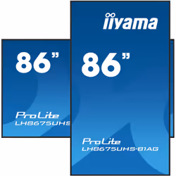 iiyama LH8675UHS-B1AG Signage Display Digital signage flat panel 2.17 m (85.6") LCD Wi-Fi 500 cd/m² 4K Ultra HD Black Built-in processor Android 11 24/7 - Additional view 4