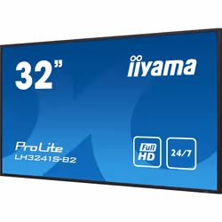 iiyama LH3241S-B2 Signage Display Kiosk design 80 cm (31.5") LED 350 cd/m² Full HD Black 24/7 - Additional view 7