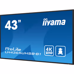 iiyama LH4365UHSB-B1 Signage Display Kiosk design 108 cm (42.5") LED Wi-Fi 800 cd/m² 4K Ultra HD Black Built-in processor Android 11 24/7 - Additional view 7