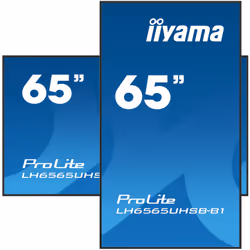 iiyama LH6565UHSB-B1 Signage Display Kiosk design 163.8 cm (64.5") LED Wi-Fi 800 cd/m² 4K Ultra HD Black Built-in processor Android 11 24/7 - Additional view 4