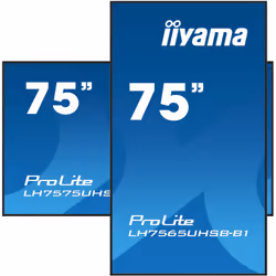 iiyama LH7565UHSB-B1 Signage Display Kiosk design 189.2 cm (74.5") LED Wi-Fi 800 cd/m² 4K Ultra HD Black Built-in processor Android 11 24/7 - Additional view 4