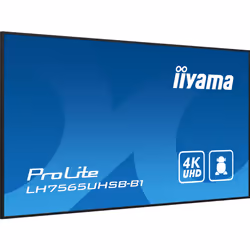 iiyama LH7565UHSB-B1 Signage Display Kiosk design 189.2 cm (74.5") LED Wi-Fi 800 cd/m² 4K Ultra HD Black Built-in processor Android 11 24/7 - Additional view 6