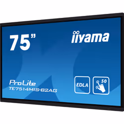 iiyama PROLITE TE7514MIS-B2AG Digital signage flat panel 190.5 cm (75") LCD Wi-Fi 435 cd/m² 4K Ultra HD Black Touchscreen Built-in processor Android 24/7 - Additional view 4