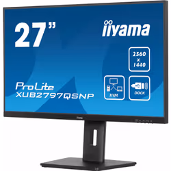 iiyama ProLite XUB2797QSNP-B1 computer monitor 68.6 cm (27") 2560 x 1440 pixels Wide Quad HD LED Black - Additional view 5