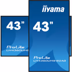 iiyama LH4360UHS-B2AG Signage Display Digital A-board 108 cm (42.5") LED Wi-Fi 500 cd/m² 4K Ultra HD Black Built-in processor Android 11 24/7 - Additional view 4