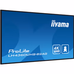 iiyama LH4360UHS-B2AG Signage Display Digital A-board 108 cm (42.5") LED Wi-Fi 500 cd/m² 4K Ultra HD Black Built-in processor Android 11 24/7 - Additional view 5
