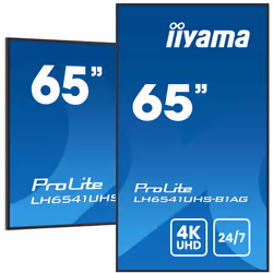 iiyama LH6541UHS-B1AG Signage Display 163.8 cm (64.5") LCD 500 cd/m² 4K Ultra HD Black 24/7 - Additional view 5