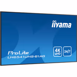 iiyama LH6541UHS-B1AG Signage Display 163.8 cm (64.5") LCD 500 cd/m² 4K Ultra HD Black 24/7 - Additional view 6