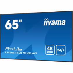 iiyama LH6541UHS-B1AG Signage Display 163.8 cm (64.5") LCD 500 cd/m² 4K Ultra HD Black 24/7 - Additional view 7