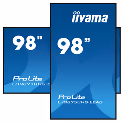 iiyama LH9875UHS-B2AG Signage Display Digital signage flat panel 2.48 m (97.5") LED Wi-Fi 500 cd/m² 4K Ultra HD Black Built-in processor Android 11 24/7 - Additional view 4