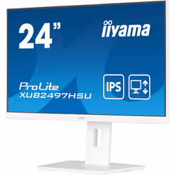 iiyama ProLite XUB2497HSU-W2 computer monitor 60.5 cm (23.8") 1920 x 1080 pixels Full HD LED White - Additional view 5