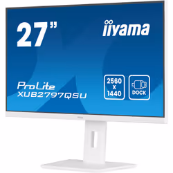 iiyama ProLite XUB2797QSU-W2 computer monitor 68.6 cm (27") 2560 x 1440 pixels Quad HD LED White - Additional view 5