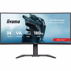 iiyama G-MASTER GCB3484WQSU-B1, 86.4 cm (34"), 3440 x 1440 pixels, UltraWide Quad HD, LED, 0.4 ms, Black