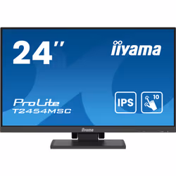 iiyama ProLite T2454MSC-B2AG, 60.5 cm (23.8"), 1920 x 1080 pixels, Full HD, LED, 4 ms, Black