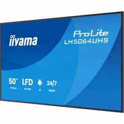 iiyama LH6564UHS-B1AG Signage Display Digital signage flat panel 165.1 cm (65") Wi-Fi 500 cd/m² 4K Ultra HD Black Android 24/7 - Additional view 6