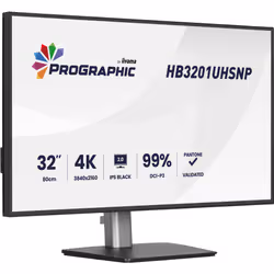 iiyama ProGraphic HB3201UHSNP-B1 computer monitor 80 cm (31.5") 3840 x 2160 pixels Black - Additional view 3