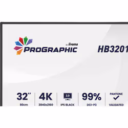 iiyama ProGraphic HB3201UHSNP-B1 computer monitor 80 cm (31.5") 3840 x 2160 pixels Black - Additional view 5