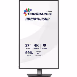 iiyama PROGRAPHIC HB2701UHSNP-B1 Monitor 27 inch 4K UHD IPS Black - Additional view 3