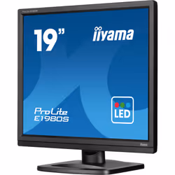 iiyama ProLite E1980S-B1 computer monitor 48.3 cm (19") 1280 x 1024 pixels VGA LED Black - Additional view 4