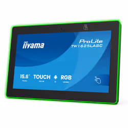 iiyama 15.6” PCAP 10pt touchscreen PC with Android, Power over Ethernet Technology, NFC/RFID reader and a RGB LED bar around the screen - Additional view 3