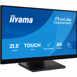 iiyama 21.5” Optical Bonded PCAP 10pt touchscreen monitor featuring IPS panel technology, Anti Glare coating, active stylus support (MPP 2.0) and edge-to-edge glass - Additional view 4