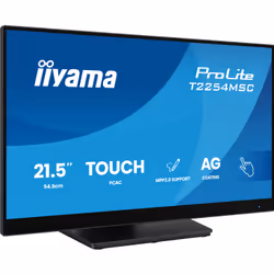 iiyama 21.5” Optical Bonded PCAP 10pt touchscreen monitor featuring IPS panel technology, Anti Glare coating, active stylus support (MPP 2.0) and edge-to-edge glass - Additional view 5