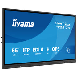 iiyama TE5513A-B2AG Signage Display 138.7 cm (54.6") Wi-Fi 4K Ultra HD Touchscreen Built-in processor Android