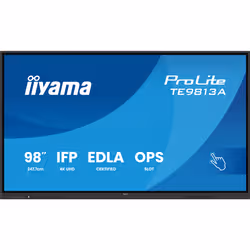 iiyama TE9813A-B2AG Signage Display Kiosk design 2.48 m (97.5") 500 cd/m² 4K Ultra HD Touchscreen Built-in processor Android - Additional view 4