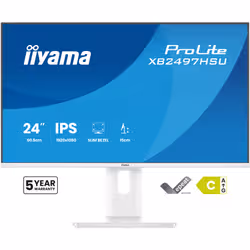 iiyama ProLite XB2497HSU-W1 computer monitor 60.5 cm (23.8") 1920 x 1080 pixels Full HD LED White - Additional view 2