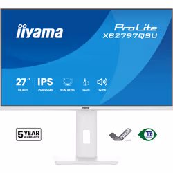 iiyama ProLite XB2797QSU-W1 computer monitor 68.6 cm (27") 2560 x 1440 pixels Quad HD White - Additional view 2