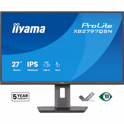 iiyama ProLite XB2797QSN-B1 computer monitor 68.6 cm (27") 2560 x 1440 pixels Quad HD LCD Black - Additional view 2
