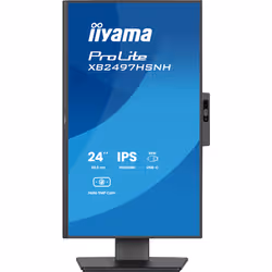 iiyama ProLite XB2497HSNH-B1 24IN IPS LCD 4MS 1920X1080 350CD/M2 HDMI/DP/USB 2 computer monitor 60.5 cm (23.8") 1920 x 1080 pixels Full HD Black - Additional view 4