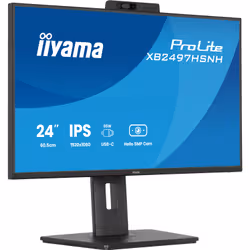iiyama ProLite XB2497HSNH-B1 24IN IPS LCD 4MS 1920X1080 350CD/M2 HDMI/DP/USB 2 computer monitor 60.5 cm (23.8") 1920 x 1080 pixels Full HD Black - Additional view 5