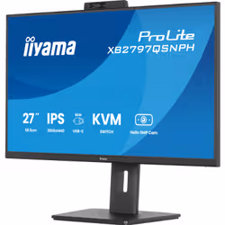 iiyama ProLite XB2797QSNPH-B1 27IN IPS LCD 4MS 2560X1440 350CD/M2 HDMI/DP/USB 2 computer monitor 68.6 cm (27") 2560 x 1440 pixels Quad HD Black - Additional view 7
