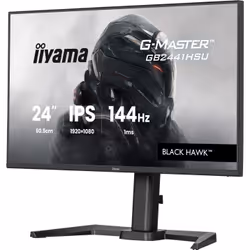 iiyama G-MASTER Get ahead with the 24" GB2441HSU Black Hawk monitor with IPS Panel Technology, 1ms MPRT and height adjustabe stand - Additional view 3