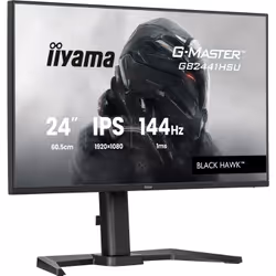 iiyama G-MASTER Get ahead with the 24" GB2441HSU Black Hawk monitor with IPS Panel Technology, 1ms MPRT and height adjustabe stand - Additional view 4