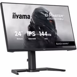 iiyama G-MASTER Get ahead with the 24" GB2441HSU Black Hawk monitor with IPS Panel Technology, 1ms MPRT and height adjustabe stand - Additional view 5