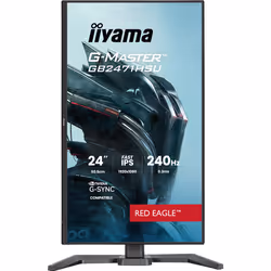 iiyama G-MASTER GB2471HSU-B1 computer monitor 60.5 cm (23.8") 1920 x 1080 pixels Full HD Black - Additional view 2